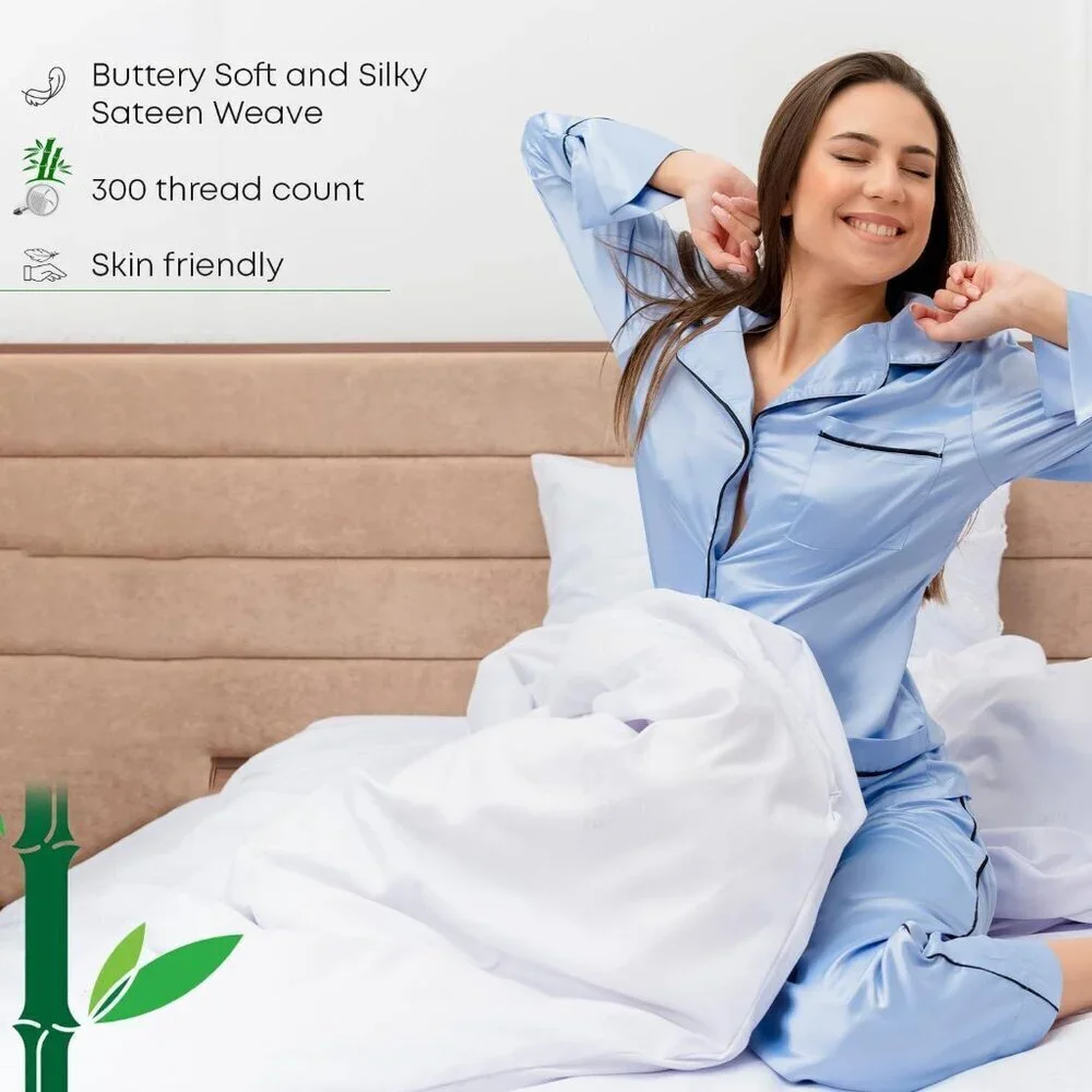 Linenwalas Duvet Cover Set Twin Size -